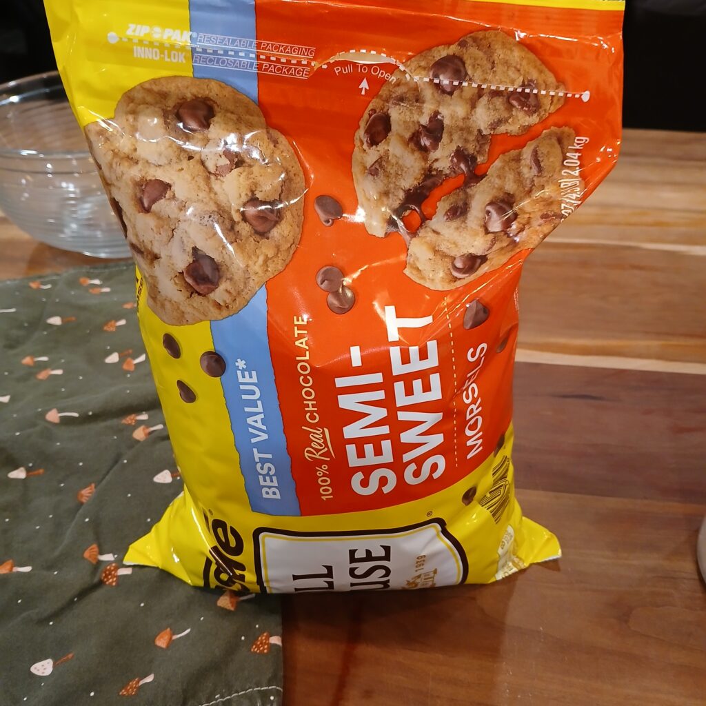 Bag of chocolate chips