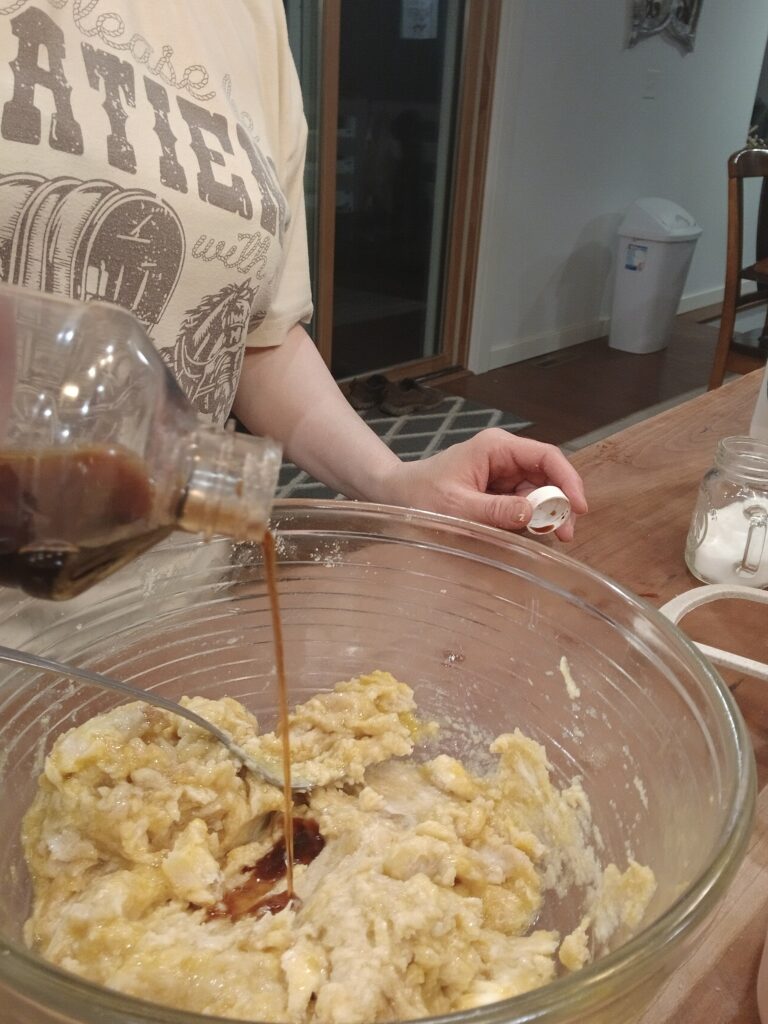 Vanilla in bowl